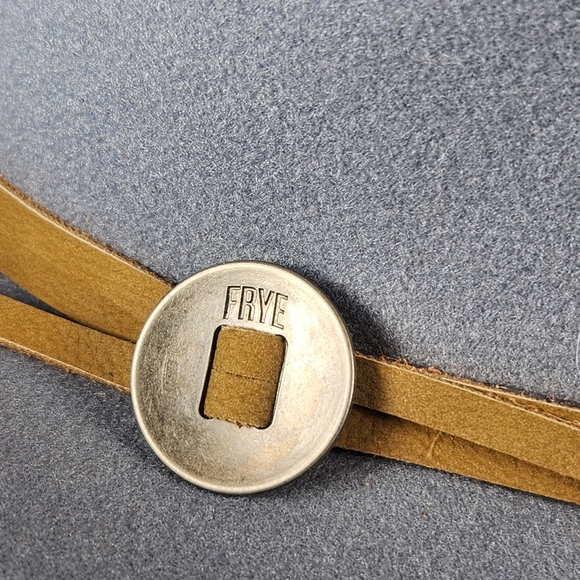 FRYE Cowboy Hat One Size Blue Western - Picture 11 of 11
